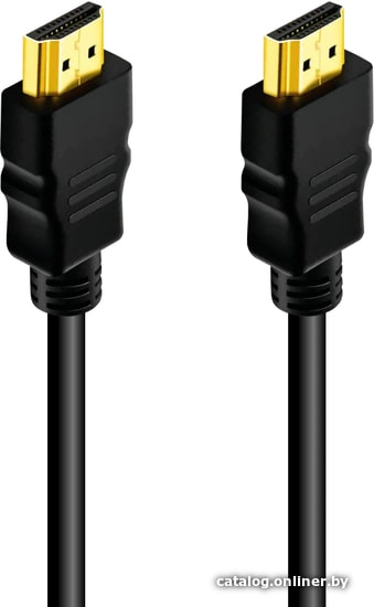 

Кабель Ginzzu HDMI - HDMI GC-841HSG (0.75 м, черный)