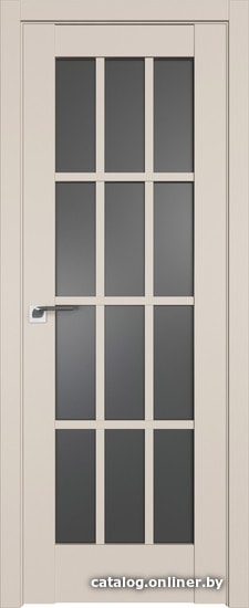 

Межкомнатная дверь ProfilDoors 102U 60x200 (санд/стекло графит)