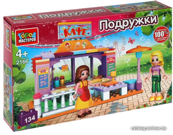 

Конструктор Город мастеров Подружки 2166-AA Кафе