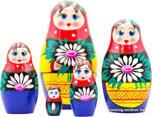 

Развивающая игра Брестская Фабрика Сувениров В красной косынке и маргаритками (набор 5 шт)