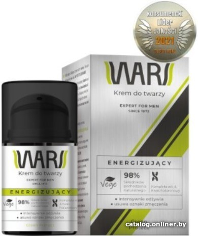 

Miraculum Крем для лица Wars Expert For Men стимулирующий 50 мл