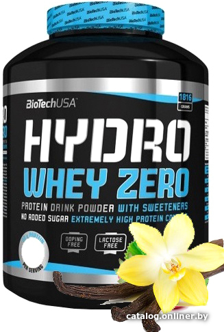 

Протеин сывороточный (гидролизат) BioTech USA Hydro Whey Zero (ваниль, 1816 г)