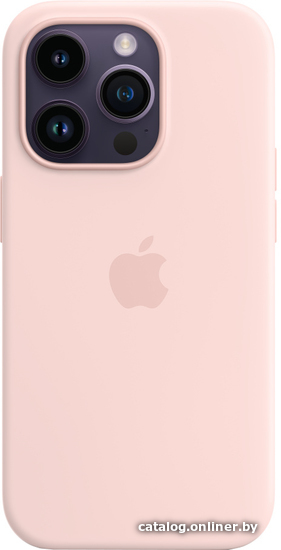 

Чехол для телефона Apple MagSafe Silicone Case для iPhone 14 Pro (розовый мел)