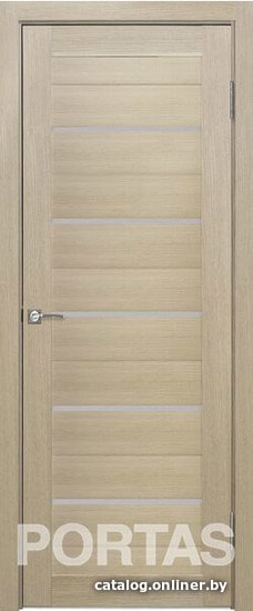

Межкомнатная дверь Portas S22 90x200 (лиственница крем, стекло мателюкс матовое)