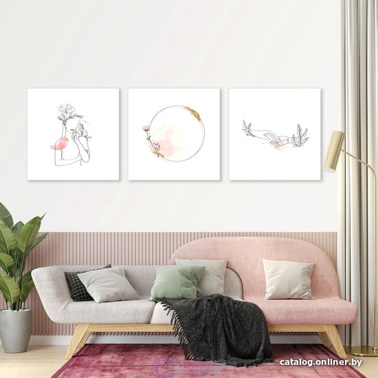 

Модульная картина Citydecor Абстракция 3.52 37x117 см