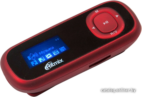 

Плеер MP3 Ritmix RF-3410 4GB (красный)