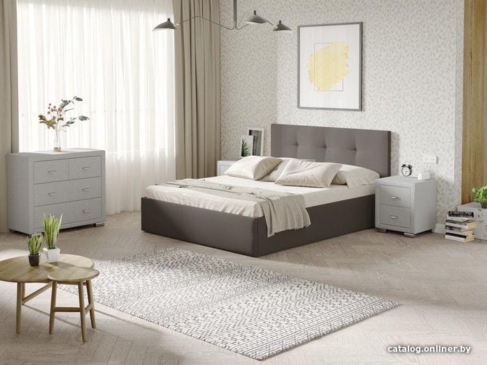 

Кровать Ormatek Uno 140x200 (рогожка, тетра мраморный)