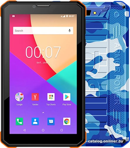 

Планшет BQ-Mobile BQ-7098G Armor Power 8GB 3G (камуфляж море)