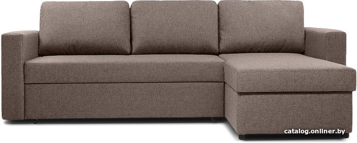 

Угловой диван Divan Порту Textile Latte 126472 (рогожка, коричневый)