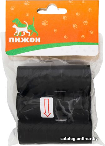 

Пакет Пижон 7110501 29х21 см (3x15 шт, черный)