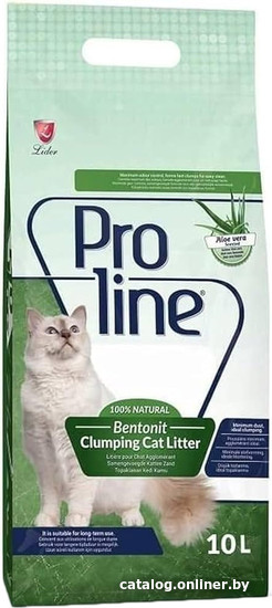 

Наполнитель для туалета Proline Aloe Vera с ароматом алоэ вера 10 л