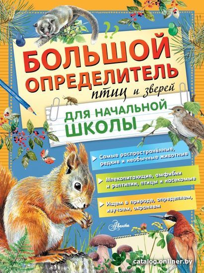 

АСТ. Большой определитель птиц и зверей для начальной школы