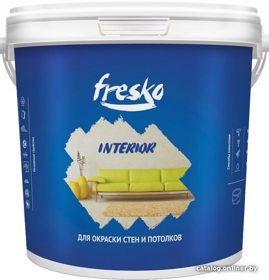 

Краска Fresko Interior 10 л (белый)