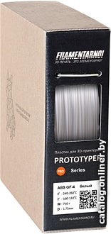 

Пластик Filamentarno! ABS GF-4 1.75 мм 750 г (светло-серый)