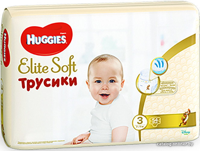 

Трусики-подгузники Huggies Elite Soft 3 (54 шт.)