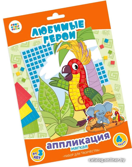 

Набор для создания поделок/игрушек Десятое королевство Аппликация 38 попугаев 02921