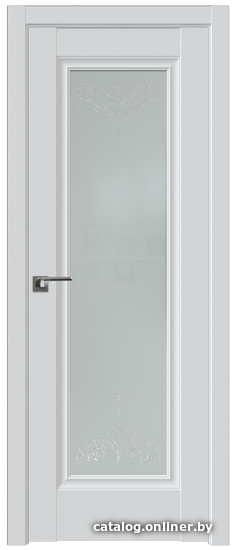 

Межкомнатная дверь ProfilDoors 2.35U 60x200 (аляска, стекло Франческа кристалл)
