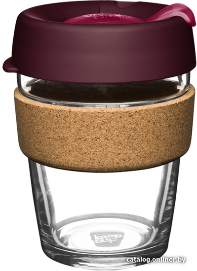 

Многоразовый стакан KeepCup Brew Cork M Black 340мл (бордовый)