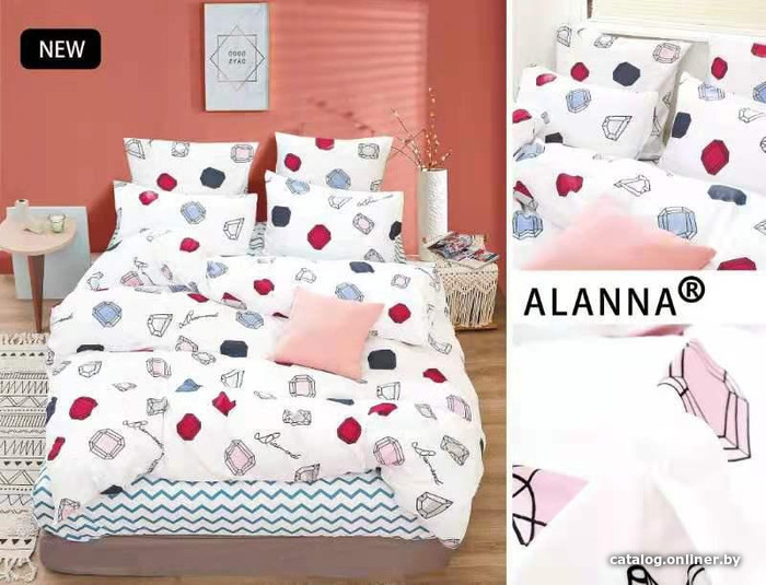 

Постельное белье Alanna Home Textile 0276-euro (Евро)