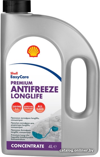 

Антифриз Shell Premium LongLife 4л (розовый)