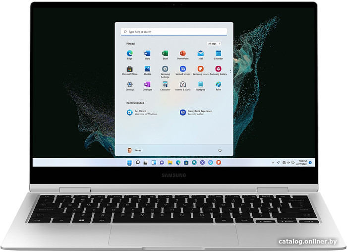 

Ноутбук 2-в-1 Samsung Galaxy Book2 Pro 360 13.3 NP930QED-KJ1HK
