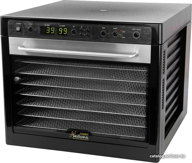 

Сушилка для овощей и фруктов Tribest Sedona Combo Rawfood SD-S9150 (стальные лотки)