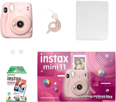 

Фотоаппарат Fujifilm Instax Mini 11 Geometric Set (розовый)