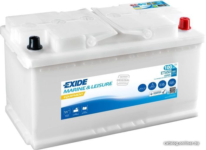 

Тяговый аккумулятор Exide Equipment ET650 (100 А·ч)