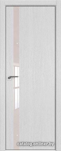 

Межкомнатная дверь ProfilDoors 6ZN 80x200 (монблан/стекло перламутровый лак)