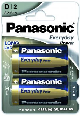 

Батарейка Panasonic LR20REE/2BR D 1 шт.