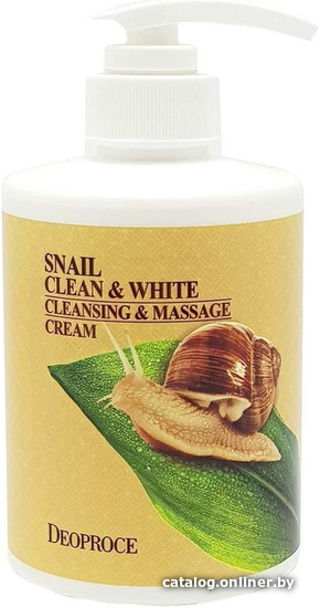 

Deoproce Крем для лица Clean&white Cleansing Massage Cream Snail 430 мл