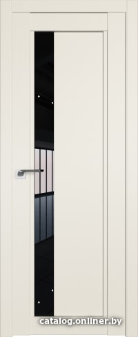 

Межкомнатная дверь ProfilDoors 2.71U 90x200 (магнолия сатинат/стекло черный триплекс)