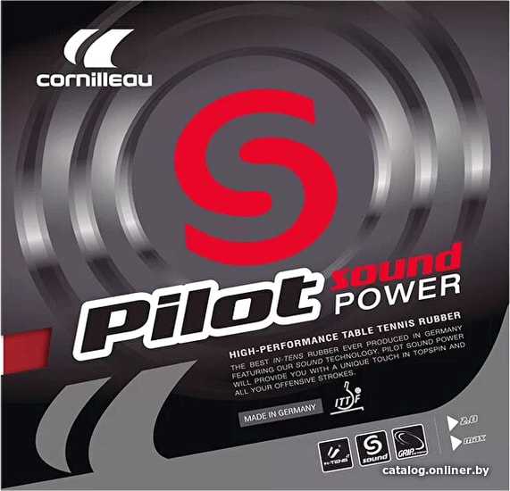 

Накладка на ракетку Cornilleau Pilot Sound Power Max (красный)