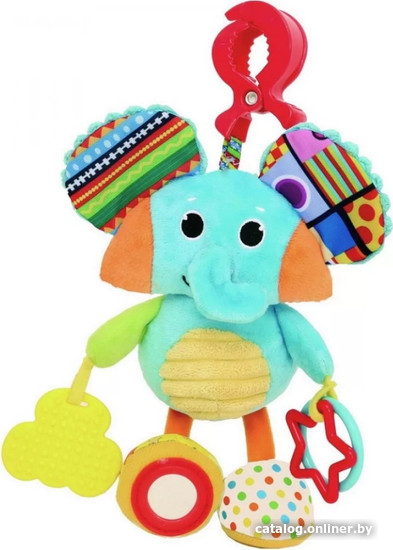 

Погремушка с прорезывателем Biba Toys Слоненок Харло BB229