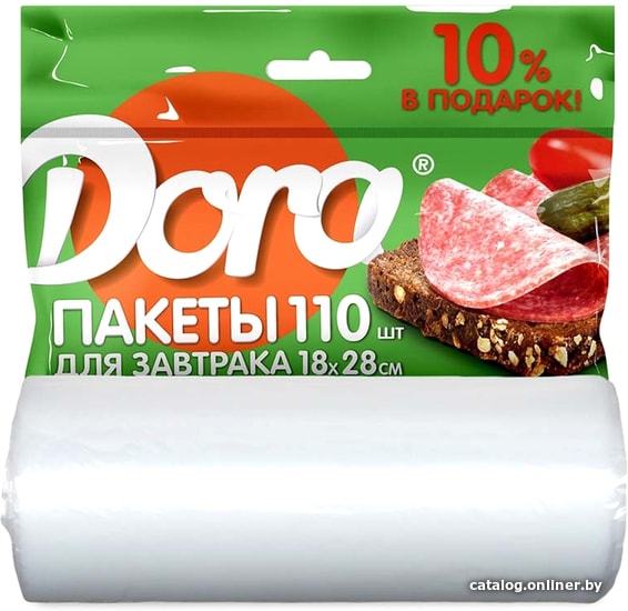 

Пакеты фасовочные Dora 18x28 см (110 шт)