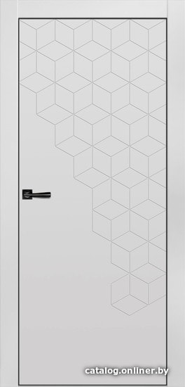 

Межкомнатная дверь Динмар Новелла 2 60x200 (белый)