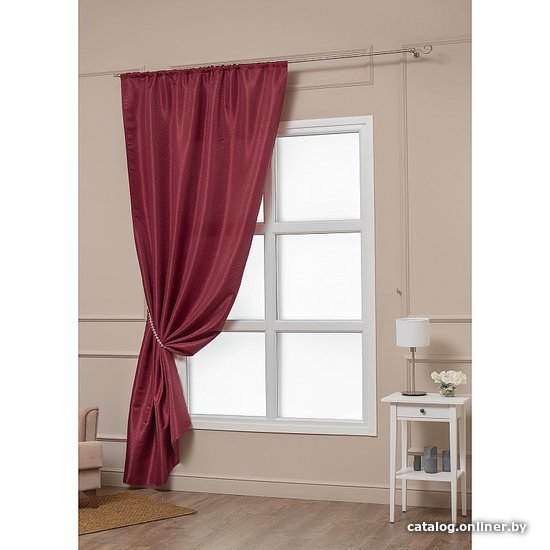 

Штора Amore Mio tr-1043013 1.45x2.7 м (бордовый)