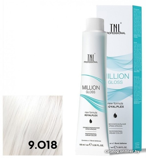 

Крем-краска для волос TNL Professional Million Gloss 9.018 100 мл