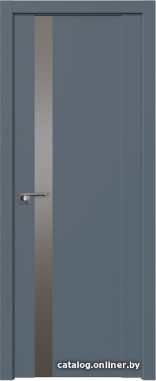 

Межкомнатная дверь ProfilDoors 62U R 80x200 (антрацит, стекло серебряный лак)