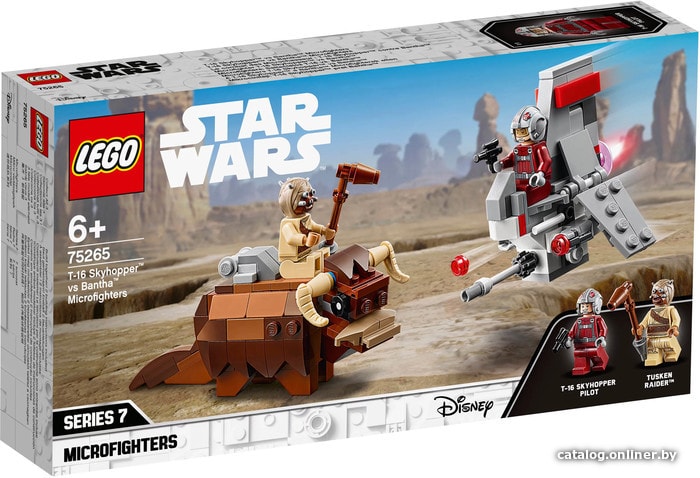 

Конструктор LEGO Star Wars 75265 Микрофайтеры: Скайхоппер T-16 против Банты
