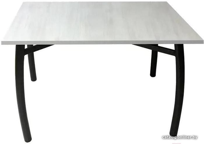 

Кухонный стол Solt 120x80 (северное дерево светлое/ноги гнутые усиленные черные)