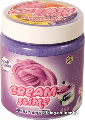

Слайм Slime Cream-Slime с ароматом черничного йогурта SF05-J