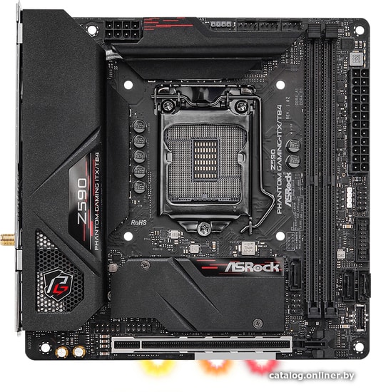 

Материнская плата ASRock Z590 Phantom Gaming-ITX/TB4