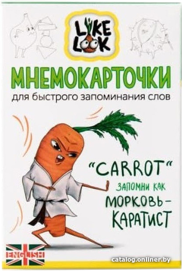 

Развивающая игра Like Look Мнемокарточки Овощи, фрукты и не только