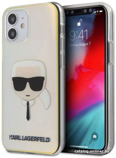 

Чехол для телефона CG Mobile Karl Lagerfeld для Apple iPhone 12 mini KLHCP12SPCKHML