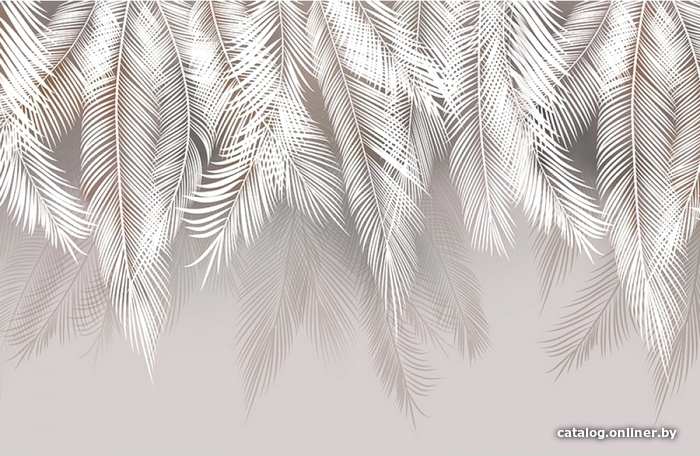 

Фотообои Citydecor Пальмовые листья с оттенком (светло-серые) 400x270