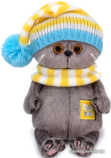 

Классическая игрушка BUDI BASA Collection Басик Baby в вязаном колпаке BB-094 20 см