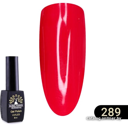 

Гель-лак Global Fashion Black Elite (тон 289) 8 мл
