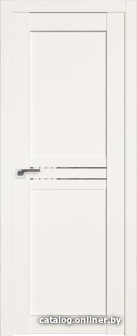 

Межкомнатная дверь ProfilDoors 2.55U 80x200 (ДаркВайт, стекло дождь белый)