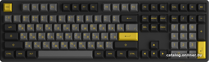 

Клавиатура Akko 5108S Black & Gold (Akko CS Jelly Pink)